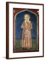 Figure of Female Saint Detail, 13th Century-null-Framed Giclee Print