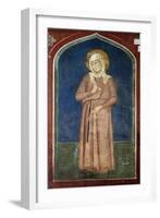 Figure of Female Saint Detail, 13th Century-null-Framed Giclee Print