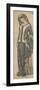 Figure of Guinevere-William Morris-Framed Giclee Print