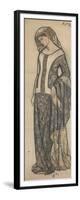 Figure of Guinevere-William Morris-Framed Giclee Print