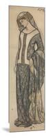 Figure of Guinevere-William Morris-Mounted Giclee Print