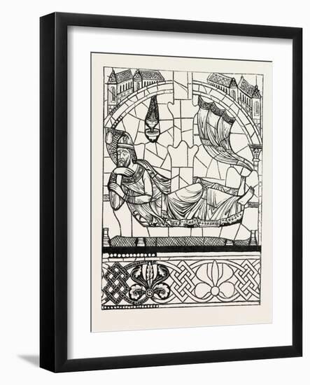 Figure of Jesse, Twelfth Century, Cathedral of Chartres, France-null-Framed Giclee Print