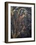 Figure of Man on Palm Tree-null-Framed Giclee Print