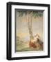 Figure of Peasant-Giambattista Tiepolo-Framed Giclee Print