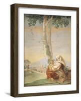 Figure of Peasant-Giambattista Tiepolo-Framed Giclee Print