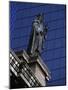 Figure of Saint, Detail of Facade from Metropolitan Cathedral of Santiago-null-Mounted Giclee Print