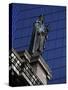 Figure of Saint, Detail of Facade from Metropolitan Cathedral of Santiago-null-Stretched Canvas