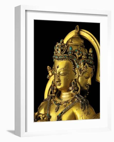 Figure of Vairochana, Densatil-null-Framed Giclee Print