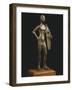 Figure of Warrior, Bronze Statue, Campania, Italy, Faliscan Civilization, 3rd Century BC-null-Framed Giclee Print