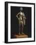 Figure of Warrior, Bronze Statue, Campania, Italy, Faliscan Civilization, 3rd Century BC-null-Framed Giclee Print