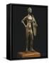 Figure of Warrior, Bronze Statue, Campania, Italy, Faliscan Civilization, 3rd Century BC-null-Framed Stretched Canvas