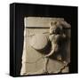 Figure of Warrior, Relief of Ancient Thesaurus-null-Framed Stretched Canvas