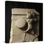 Figure of Warrior, Relief of Ancient Thesaurus-null-Stretched Canvas