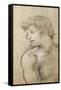 Figure of Young Man Study for Golden Age-Pietro da Cortona-Framed Stretched Canvas