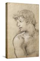 Figure of Young Man Study for Golden Age-Pietro da Cortona-Stretched Canvas