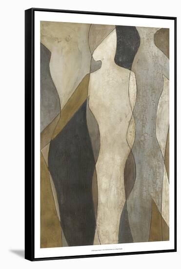 Figure Overlay I-Megan Meagher-Framed Stretched Canvas