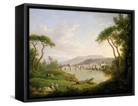 Figure Seated on the Banks of the Arno-William Marlow-Framed Stretched Canvas