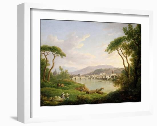 Figure Seated on the Banks of the Arno-William Marlow-Framed Giclee Print