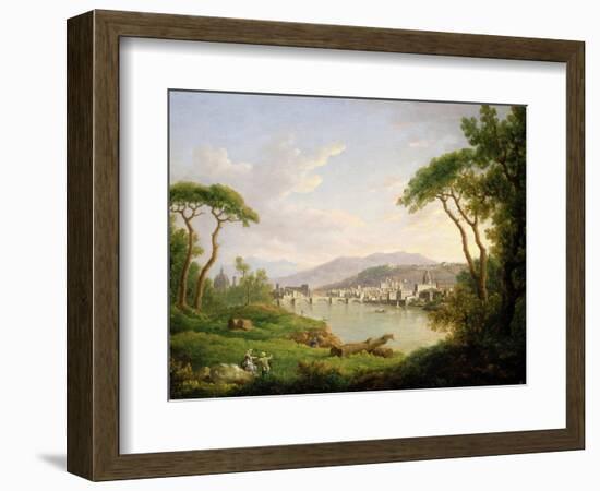 Figure Seated on the Banks of the Arno-William Marlow-Framed Giclee Print