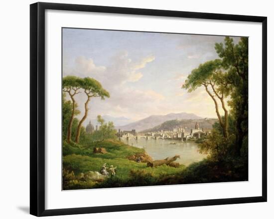 Figure Seated on the Banks of the Arno-William Marlow-Framed Giclee Print