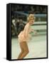 Figure Skater Janet Lynn Performing at 1968 Olympic Games-Art Rickerby-Framed Stretched Canvas