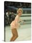 Figure Skater Janet Lynn Performing at 1968 Olympic Games-Art Rickerby-Stretched Canvas