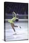 Figure Skater Peggy Fleming Competing in the Olympics-Art Rickerby-Stretched Canvas