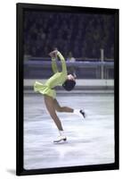 Figure Skater Peggy Fleming Competing in the Olympics-Art Rickerby-Framed Premium Photographic Print