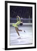 Figure Skater Peggy Fleming Competing in the Olympics-Art Rickerby-Framed Premium Photographic Print