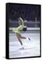 Figure Skater Peggy Fleming Competing in the Olympics-Art Rickerby-Framed Stretched Canvas