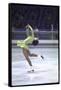 Figure Skater Peggy Fleming Competing in the Olympics-Art Rickerby-Framed Stretched Canvas