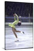 Figure Skater Peggy Fleming Competing in the Olympics-Art Rickerby-Stretched Canvas