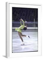 Figure Skater Peggy Fleming Competing in the Olympics-Art Rickerby-Framed Photographic Print