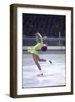 Figure Skater Peggy Fleming Competing in the Olympics-Art Rickerby-Framed Photographic Print