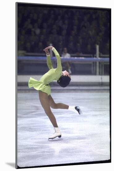 Figure Skater Peggy Fleming Competing in the Olympics-Art Rickerby-Mounted Photographic Print