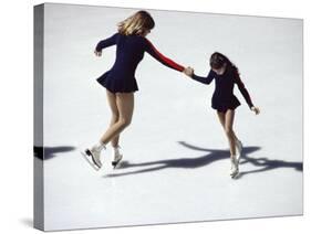 Figure Skaters-null-Stretched Canvas