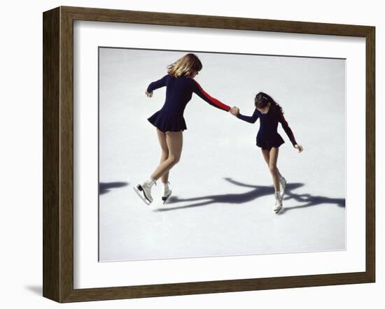 Figure Skaters-null-Framed Premium Photographic Print