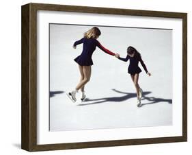 Figure Skaters-null-Framed Premium Photographic Print