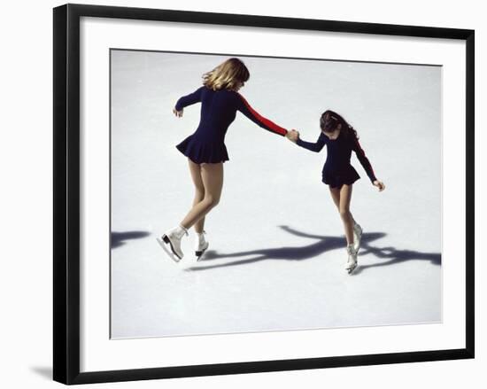 Figure Skaters-null-Framed Photographic Print