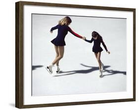 Figure Skaters-null-Framed Photographic Print