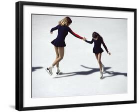 Figure Skaters-null-Framed Photographic Print