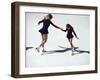 Figure Skaters-null-Framed Photographic Print