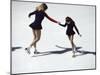 Figure Skaters-null-Mounted Photographic Print