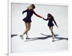 Figure Skaters-null-Framed Photographic Print