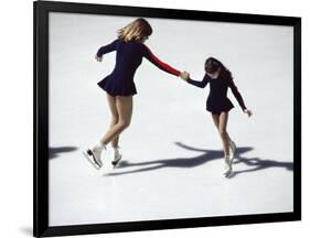 Figure Skaters-null-Framed Photographic Print