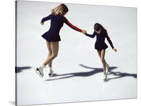 Figure Skaters-null-Stretched Canvas