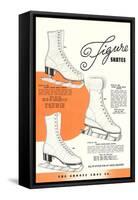 Figure Skates-null-Framed Stretched Canvas