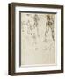 Figure Studies and Nudes for the Battle of Anghiari-Leonardo da Vinci-Framed Giclee Print