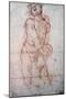 Figure Study, 1560-1609-Annibale Carracci-Mounted Giclee Print