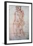 Figure Study, 1560-1609-Annibale Carracci-Framed Giclee Print